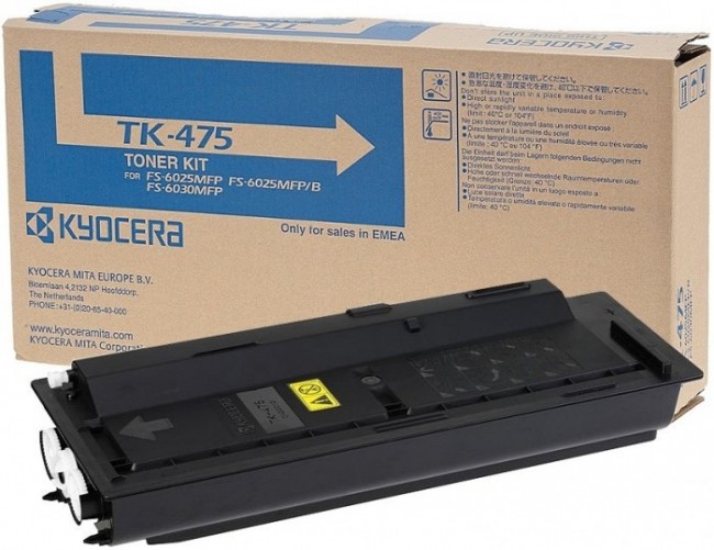 TK-475 (1T02K30NL0) оригинальный картридж Kyocera для принтера Kyocera FS-6025MFP/ FS-6030MFP/ FS-6525MFP/ FS-6530MFP black, 15000 страниц