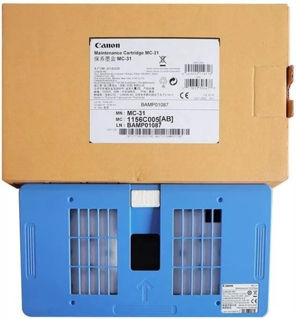 Картридж технического обслуживания Canon MC-31 1156C005 оригинальный для Canon imagePROGRAF TM-200/ TM-205/ TM-300/ TM-305
