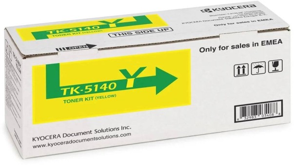 Картридж Kyocera TK-5140Y (1T02NRANL0) Yellow оригинальный для Kyocera Ecosys P6130cdn/ M6030cdn/ M6530cdn, жёлтый, 5000 страниц