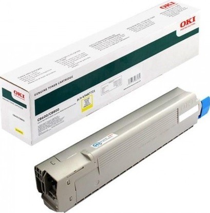 Тонер-картридж Oki 43487709/43487721 желтый 6000 копий Тонер-картридж Oki 43487709/43487721 желтый 6000 копий