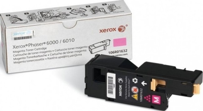 Тонер-картридж XEROX Phaser 6000/ 6010/ WC6015 106R01632 пурпурный Тонер-картридж XEROX Phaser 6000/ 6010/ WC6015 106R01632 пурпурный