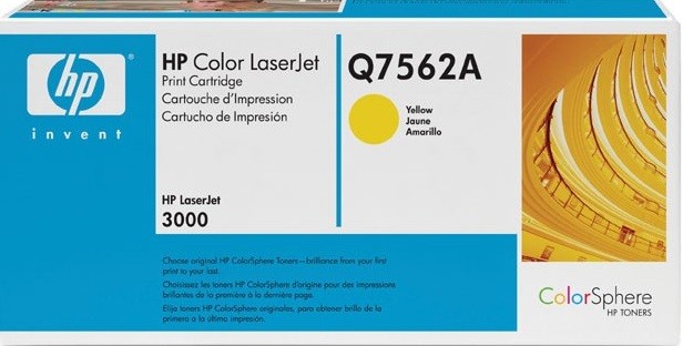 Q7562A (314A) оригинальный картридж HP для принтера HP Color LaserJet 2700/ 3000 yellow, 3500 страниц Q7562A (314A) оригинальный картридж HP для принтера HP Color LaserJet 2700/ 3000 yellow, 3500 страниц