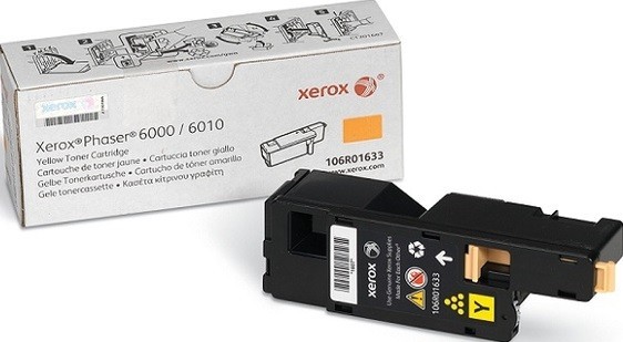 Тонер-картридж XEROX Phaser 6000/ 6010/ WC6015 106R01633 желтый Тонер-картридж XEROX Phaser 6000/ 6010/ WC6015 106R01633 желтый