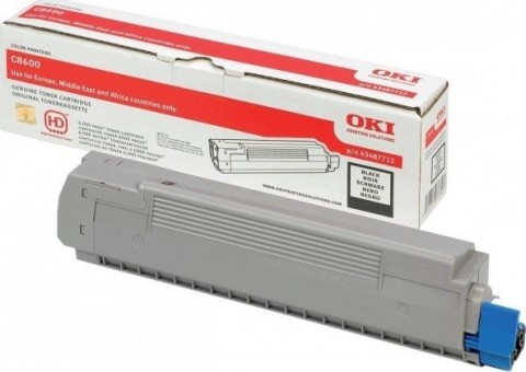 Тонер-картридж Oki 43487712/43487724 черный 6000 копий