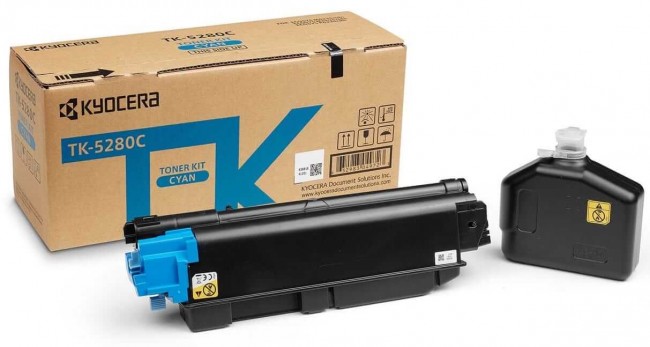 TK-5280C (1T02TWCNL0) оригинальный картридж Kyocera для принтера Kyocera Ecosys M6235cidn/ M6635cidn/ P6235cdn, cyan, 11000 страниц TK-5280C (1T02TWCNL0) оригинальный картридж Kyocera для принтера Kyocera Ecosys M6235cidn/ M6635cidn/ P6235cdn, cyan, 11000 страниц