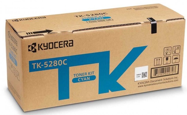 TK-5280C (1T02TWCNL0) оригинальный картридж Kyocera для принтера Kyocera Ecosys M6235cidn/ M6635cidn/ P6235cdn, cyan, 11000 страниц TK-5280C (1T02TWCNL0) оригинальный картридж Kyocera для принтера Kyocera Ecosys M6235cidn/ M6635cidn/ P6235cdn, cyan, 11000 страниц