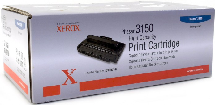 Картридж XEROX 109R00747 для XEROX PHASER 3150 оригинальный 5000 стр.  Картридж XEROX 109R00747 для XEROX PHASER 3150 оригинальный 5000 стр.