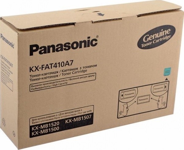 Тонер-картридж PANASONIC KX-FAT410A7 (KX-MB1500/1520) 2,5к Тонер-картридж PANASONIC KX-FAT410A7 (KX-MB1500/1520) 2,5к
