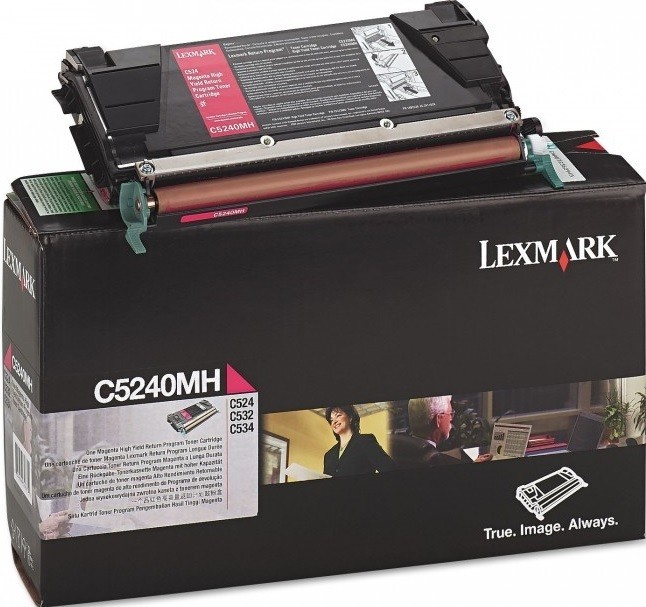 C5240MH оригинальный картридж Lexmark для принтера Lexmark C524, magenta, 5000 страниц