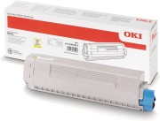 Картридж OKI (45862845/45862814) оригинальный для принтера OKI MC873/ MC883, желтый, 10000 стр.