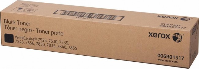 Картридж Xerox 006R01517 для Xerox RX WorkCenter 7500/ 7525/ 7530/ 7535/ 7545/ 7556/ 7800/ 7830/ 7835/ 7845/ 7855 Black, оригинальный (26 000 стр.) Картридж Xerox 006R01517 для Xerox RX WorkCenter 7500/ 7525/ 7530/ 7535/ 7545/ 7556/ 7800/ 7830/ 7835/ 7845/ 7855 Black, оригинальный (26 000 стр.)