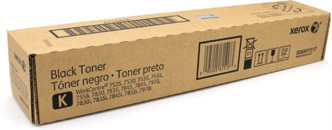 Картридж Xerox 006R01517 для Xerox RX WorkCenter 7500/ 7525/ 7530/ 7535/ 7545/ 7556/ 7800/ 7830/ 7835/ 7845/ 7855 Black, оригинальный (26 000 стр.) Картридж Xerox 006R01517 для Xerox RX WorkCenter 7500/ 7525/ 7530/ 7535/ 7545/ 7556/ 7800/ 7830/ 7835/ 7845/ 7855 Black, оригинальный (26 000 стр.)