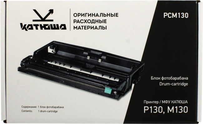 Фотобарабан Катюша PCM130 оригинальный для Катюша P130/ M130, чёрный, 12000 страниц
