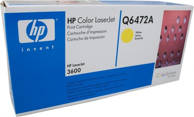 Q6472A (502A) оригинальный картридж HP для принтера HP Color LaserJet 3600 yellow, 4000 страниц Q6472A (502A) оригинальный картридж HP для принтера HP Color LaserJet 3600 yellow, 4000 страниц