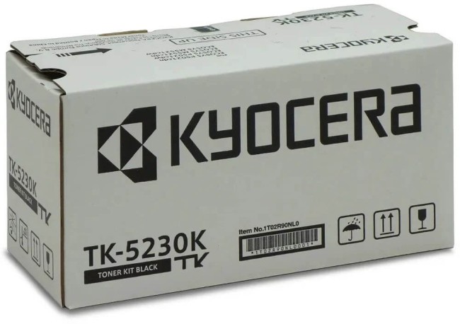 Картридж Kyocera TK-5230K (1T02R90NL0) Black оригинальный для Kyocera ECOSYS P5021cdn/ P5021cdw/ M5521cdn/ M5521cdw, чёрный, увеличенный, 2600 страниц