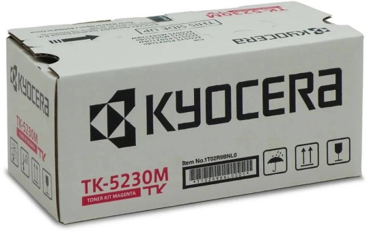 Картридж Kyocera TK-5230M (1T02R9BNL0) Magenta оригинальный для Kyocera ECOSYS P5021cdn/ P5021cdw/ M5521cdn/ M5521cdw, пурпурный, увеличенный, 2200 страниц