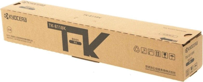 Картридж Kyocera TK-8118K (1T02P30CN0) ASIA Black оригинальный для Kyocera ECOSYS M8124cidn/ M8130cidn, чёрный, 12000 стр. Картридж Kyocera TK-8118K (1T02P30CN0) ASIA Black оригинальный для Kyocera ECOSYS M8124cidn/ M8130cidn, чёрный, 12000 стр.