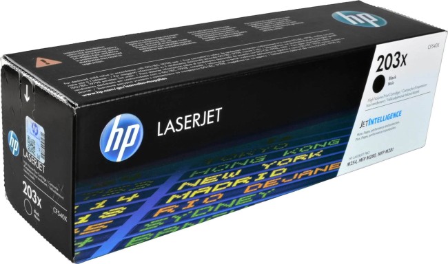 CF540X (203X) оригинальный картридж HP для принтера HP Color LaserJet Pro M254/ M280/ M281 чёрный, 3200 страниц CF540X (203X) оригинальный картридж HP для принтера HP Color LaserJet Pro M254/ M280/ M281 чёрный, 3200 страниц