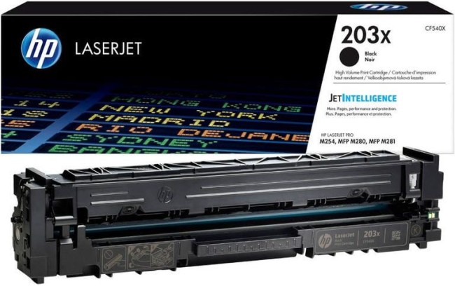 CF540X (203X) оригинальный картридж HP для принтера HP Color LaserJet Pro M254/ M280/ M281 чёрный, 3200 страниц CF540X (203X) оригинальный картридж HP для принтера HP Color LaserJet Pro M254/ M280/ M281 чёрный, 3200 страниц