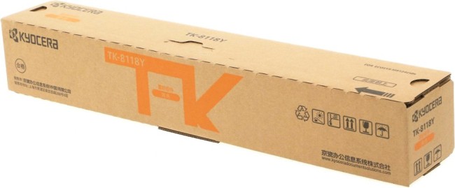 Картридж Kyocera TK-8118Y (1T02P3ACN0) ASIA Yellow оригинальный для Kyocera ECOSYS M8124cidn/ M8130cidn, жёлтый, 6000 стр. Картридж Kyocera TK-8118Y (1T02P3ACN0) ASIA Yellow оригинальный для Kyocera ECOSYS M8124cidn/ M8130cidn, жёлтый, 6000 стр.