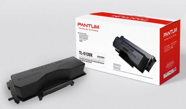 Картридж Pantum TL-5120X оригинальный для Pantum BP5100DN/ BP5100DW/ BM5100ADN/ BM5100ADW/ BM5100FDN/ BM5100FDW, чёрный, увеличенный, 15000 стр.