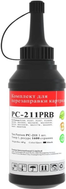 Заправочный комплект Pantum PC-211PRB аналог PC-211RB (чип + тонер) оригинальный для Pantum P2200/ P2207/ P2500/ P2507/ P2500W/ M6500/ M6550/ M6607, 1600 стр. Заправочный комплект Pantum PC-211PRB аналог PC-211RB (чип + тонер) оригинальный для Pantum P2200/ P2207/ P2500/ P2507/ P2500W/ M6500/ M6550/ M6607, 1600 стр.