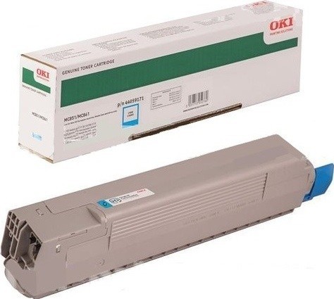 44059171 Тонер-картридж OKI для MC851/861 7,3 К синий оригинал 44059171 Тонер-картридж OKI для MC851/861 7,3 К синий оригинал