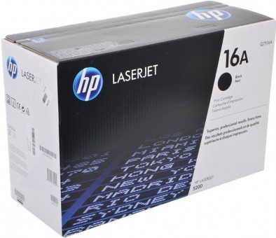 Q7516A (16A) оригинальный картридж HP для принтера HP LaserJet 5200/ 5200n/ 5200tn/ 5200dtn/ 5200le black, 12000 страниц Q7516A (16A) оригинальный картридж HP для принтера HP LaserJet 5200/ 5200n/ 5200tn/ 5200dtn/ 5200le black, 12000 страниц