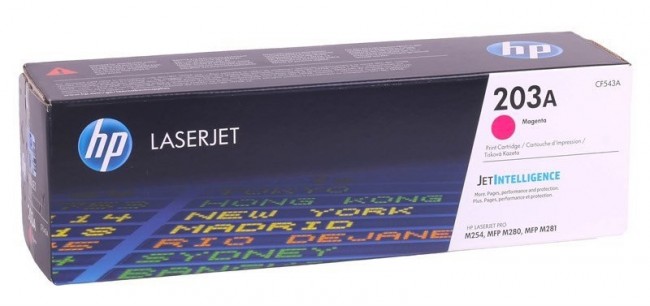 CF543A (203A) оригинальный картридж HP для принтера HP Color LaserJet Pro M254/ M280/ M281 пурпурный, 1300 страниц CF543A (203A) оригинальный картридж HP для принтера HP Color LaserJet Pro M254/ M280/ M281 пурпурный, 1300 страниц