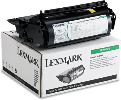 Картридж Lexmark 12A0825 оригинальный для Lexmark Optra SE 3455, Return Program, чёрный, 23000 стр.