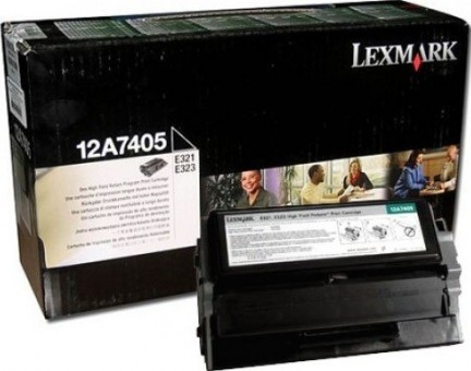 12A7405 оригинальный картридж Lexmark для принтера Lexmark E321/E323 Return Program, black, 6000 страниц