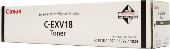 Canon C-EXV18/GPR22 0386B002/0386B003 Тонер для  iR1018/1022, Черный, 8400 стр. Canon C-EXV18/GPR22 0386B002/0386B003 Тонер для  iR1018/1022, Черный, 8400 стр.
