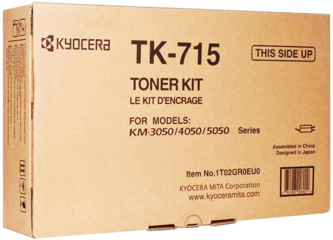 Картридж Kyocera TK-715 (1T02GR0EU0) оригинальный для Kyocera KM-3050/ KM-4050/ KM-5050, чёрный, 34000 страниц Картридж Kyocera TK-715 (1T02GR0EU0) оригинальный для Kyocera KM-3050/ KM-4050/ KM-5050, чёрный, 34000 страниц