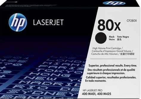 CF280X (80X) оригинальный картридж HP для принтера HP LaserJet Pro 400 M401a/ M401d/ M401n/ M401dn/ M401dne/ M401dw/ 400 MFP M425dn/ M425dw black, 6900 страниц