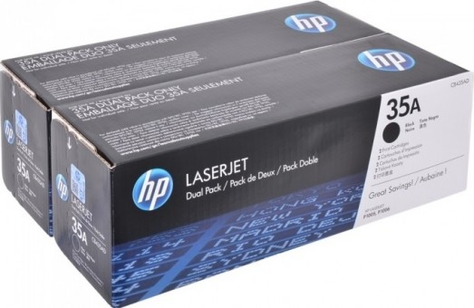 CB435AD/ CB435AF (35A) оригинальный картридж HP для принтера HP LaserJet P1002/ P1003/ P1004/ P1005/ P1006/ P1007/ P1008/ P1009 black, двойная упаковка 2*1500 страниц CB435AD/ CB435AF (35A) оригинальный картридж HP для принтера HP LaserJet P1002/ P1003/ P1004/ P1005/ P1006/ P1007/ P1008/ P1009 black, двойная упаковка 2*1500 страниц