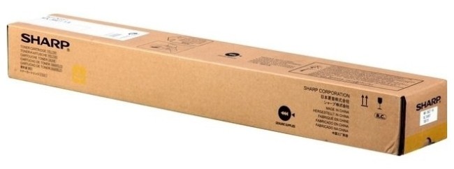 Картридж Sharp (MX-36GTYA/MX36GTYA) Yellow оригинальный для Sharp MX-2610/ MX-3110/ MX-3610/ MX-2640/ MX-3140/ MX-3640, жёлтый, 15000 стр.