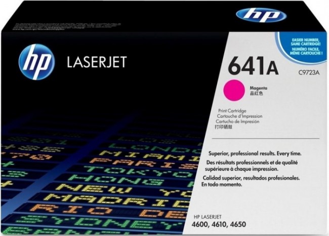 C9723A (641A) оригинальный картридж HP для принтера HP Color LaserJet 4600/ 4600n/ 4600dn/ 4600dtn/ 4600hdt/ 4610n/ 4650/ 4650n/ 4650dn/ 4650dtn/ 4650hdn magenta, 8000 страниц C9723A (641A) оригинальный картридж HP для принтера HP Color LaserJet 4600/ 4600n/ 4600dn/ 4600dtn/ 4600hdt/ 4610n/ 4650/ 4650n/ 4650dn/ 4650dtn/ 4650hdn magenta, 8000 страниц