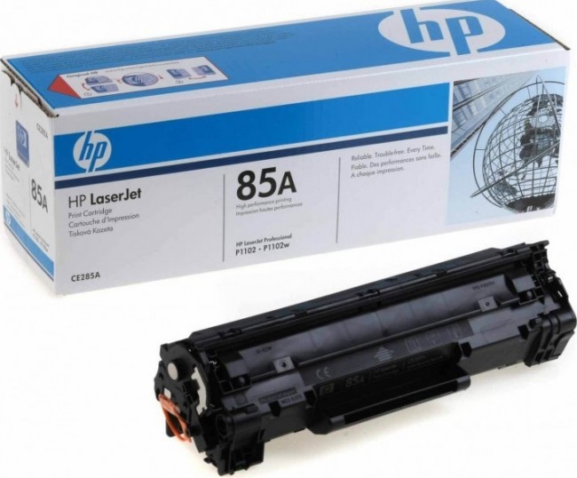 CE285A (85A) оригинальный картридж HP для принтера HP LaserJet Pro P1102/ P1104/ P1106/ P1107/ P1108/ P1109/ M1132/ M1134/ M1136/ M1137/ M1138/ M1139/ M1212/ M1213/ M1214/ M1216/ M1217/ M1248, 1600 страниц CE285A (85A) оригинальный картридж HP для принтера HP LaserJet Pro P1102/ P1104/ P1106/ P1107/ P1108/ P1109/ M1132/ M1134/ M1136/ M1137/ M1138/ M1139/ M1212/ M1213/ M1214/ M1216/ M1217/ M1248, 1600 страниц