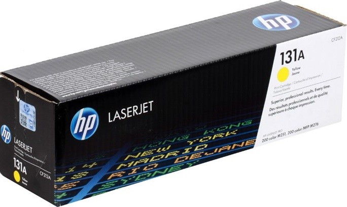 Купить CF212A (131A) оригинальный картридж HP для принтера HP Color ...